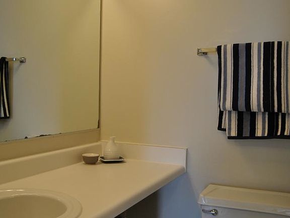 LOTS OF BATHROOM COUNTER SPACE