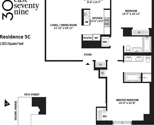 2nd image of 300 E 79th St APT 5C