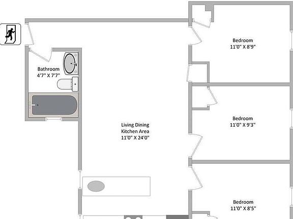 2nd image of 530 W 147th St APT 54