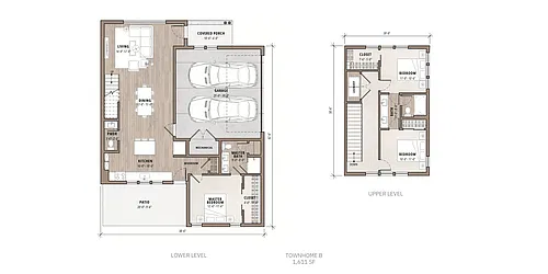 Floor plan Paired Home | The Barn