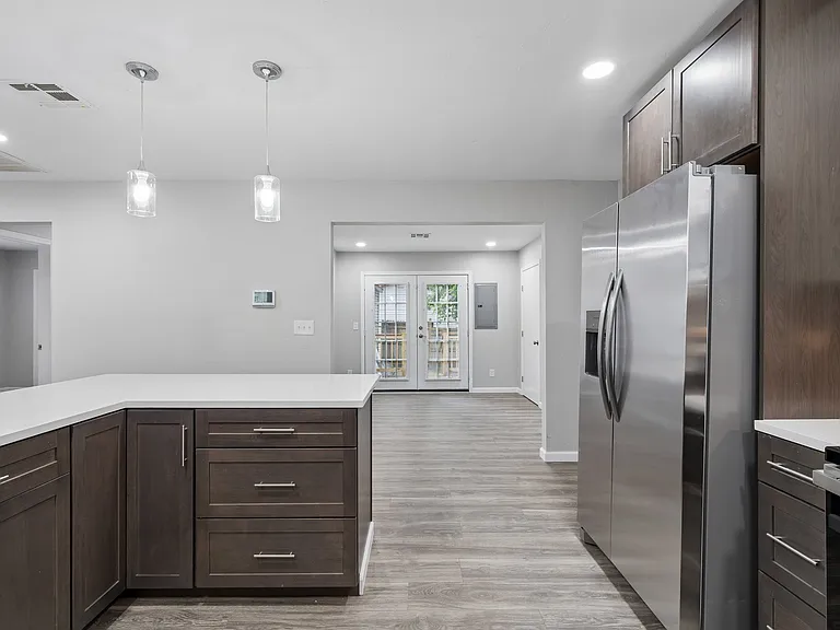 Kitchen to dining room 1