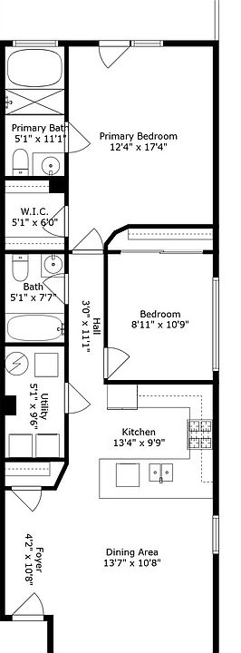 2nd image of 2106 W Erie St #2E