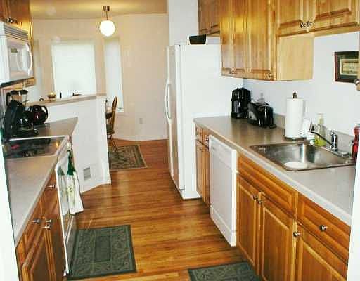 Everything in the kitchen is modern and new