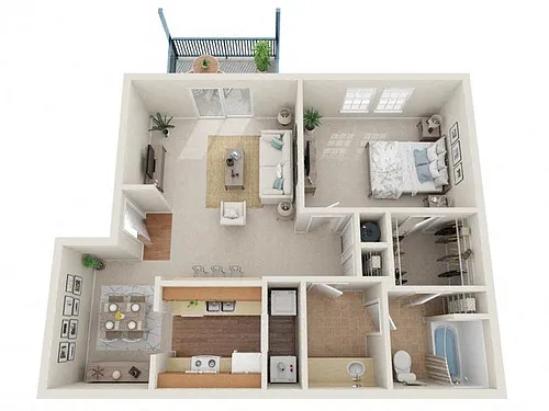 Floor plan The Dixie