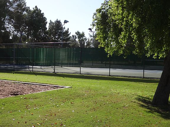 Local park tennis court