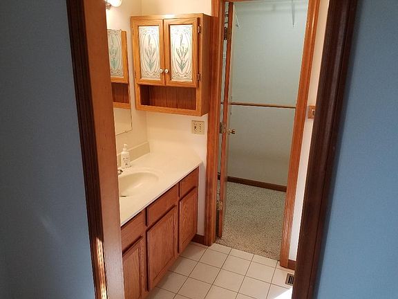 Master bedroom vanity and closet.