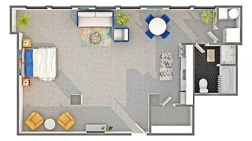 Floor plan Horton Studio
