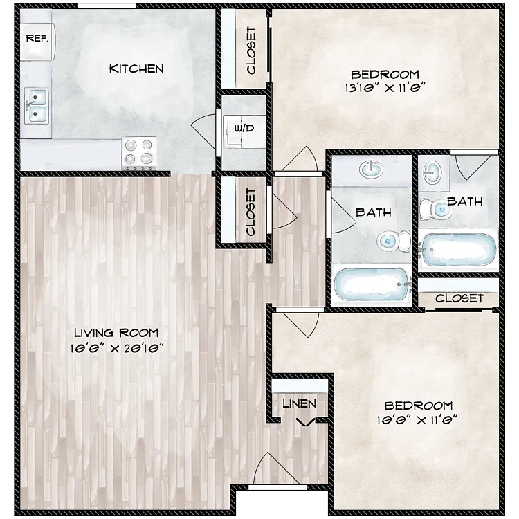 Floor plan The Franklin