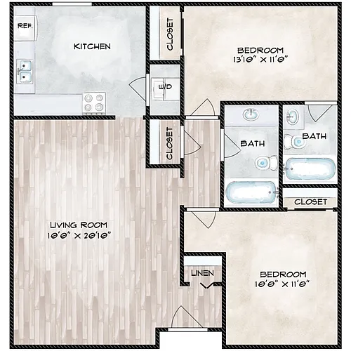 Floor plan The Franklin