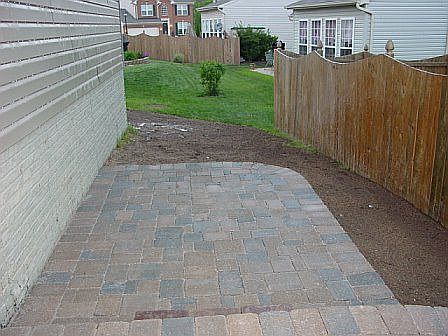Lower patio level