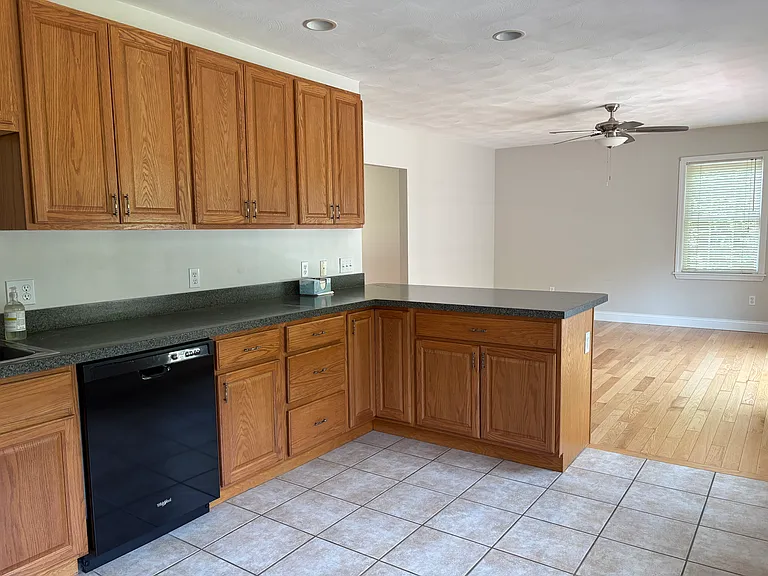 Kitchen view to dining area