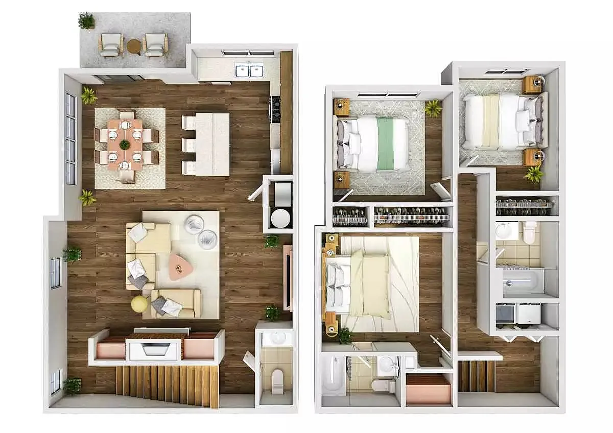 Floor plan Tumalo Falls