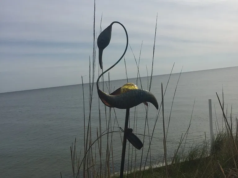 Heron "luck charm"