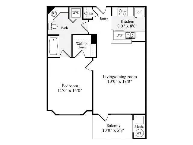 Floor plan 674