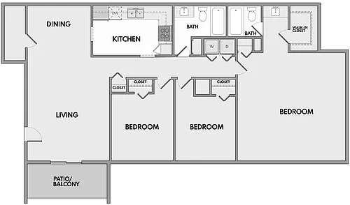 Floor plan The Willow