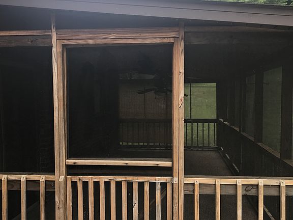 Screened in back porch