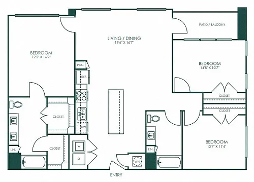 Floor plan C1