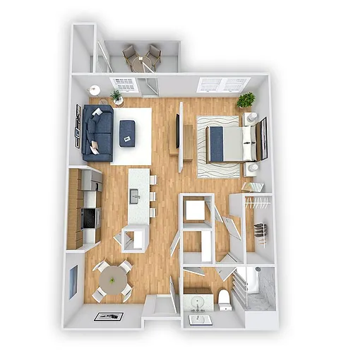 Floor plan Montague Platinum