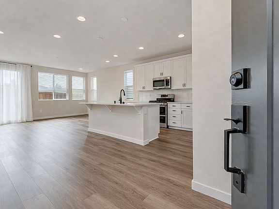 Primary floor- kitchen, dining and living area