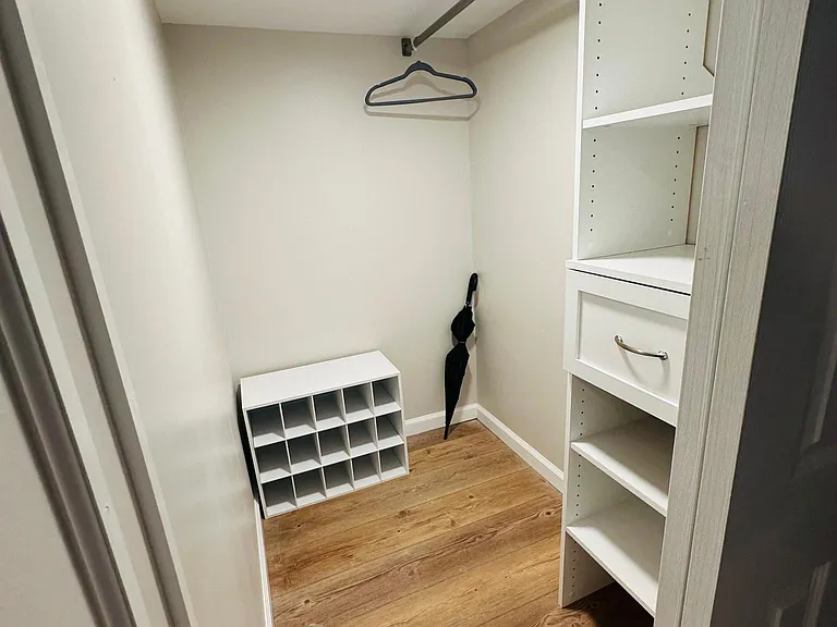 Basement closet space