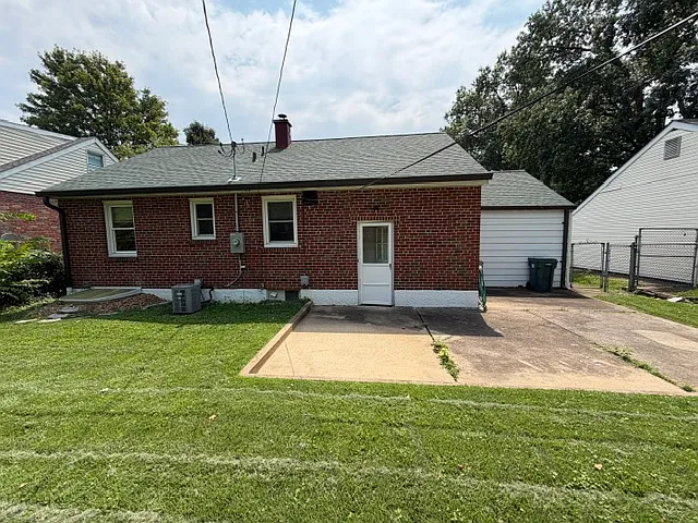 back of house, access window