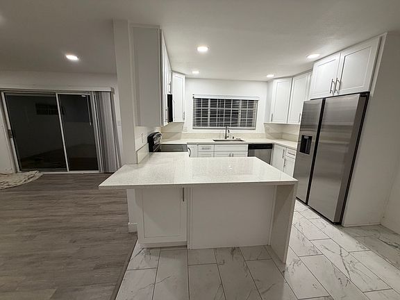 Patio Door and Kitchen
