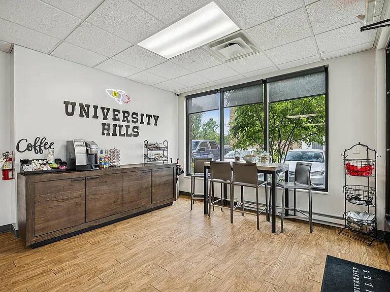 Grab your morning brew at our coffee station!
