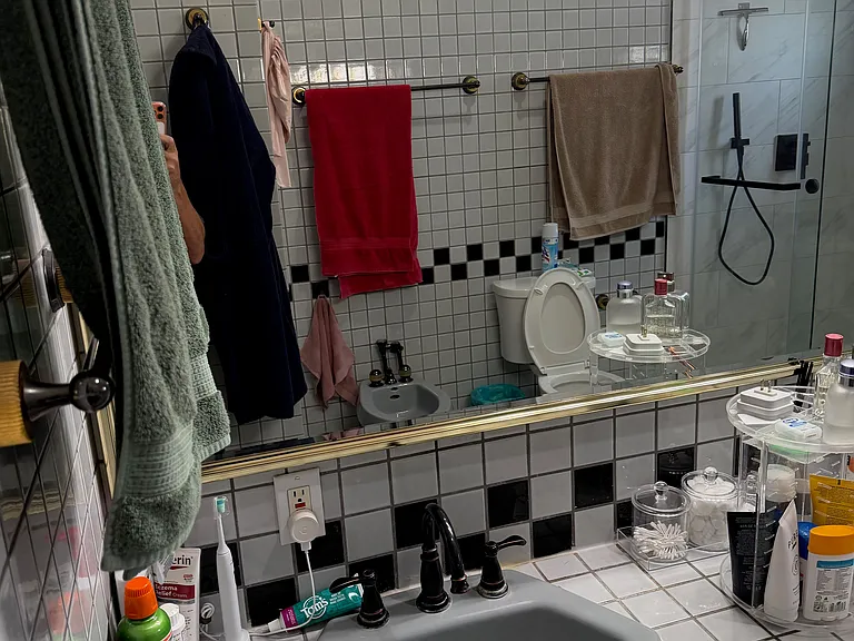 Upstairs restroom
