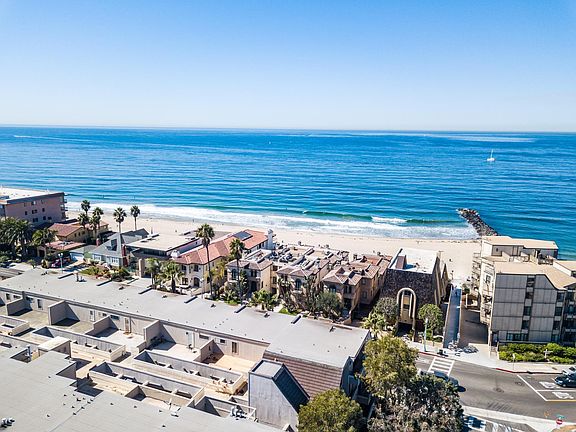 Top of complex with path showing Beach on the other side