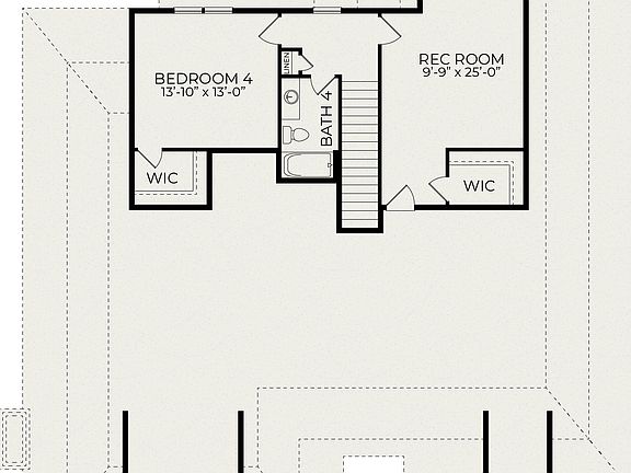 Optional Finished Second Floor Rec Room