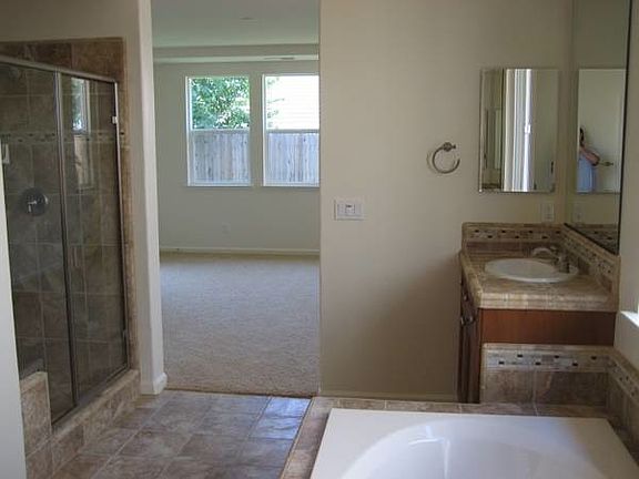 view looking into master bedroom