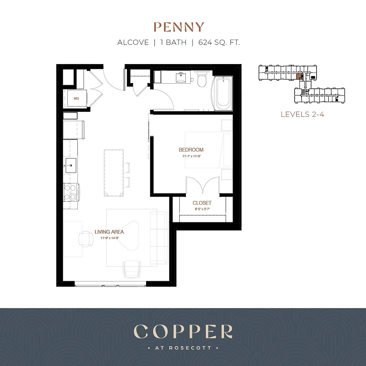 Floor plan Penny - ALCOVE