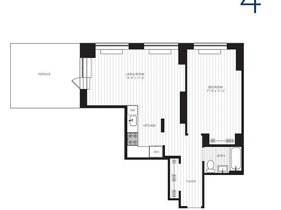 2nd image of 345 E 94th St APT 4A
