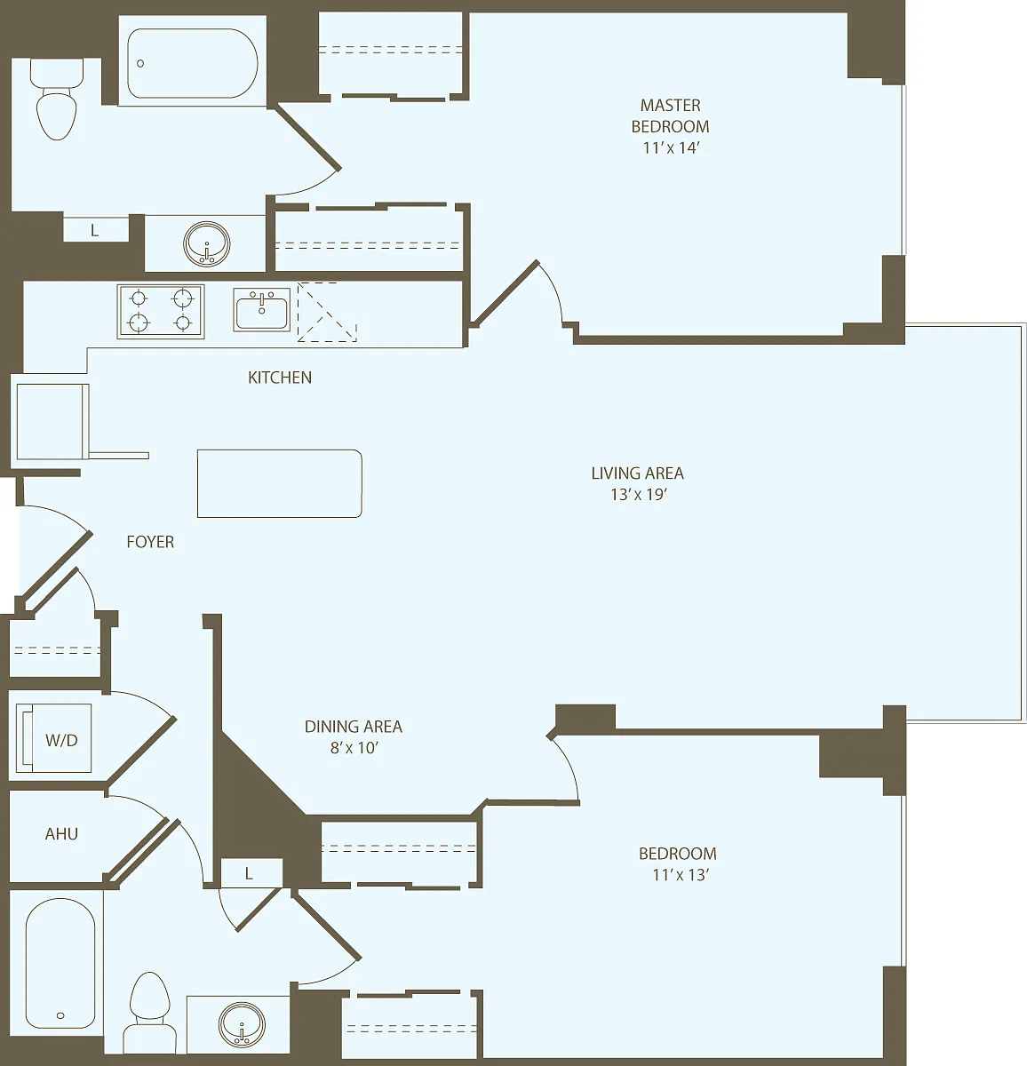 Floor plan 2 Bedrooms DD_RW