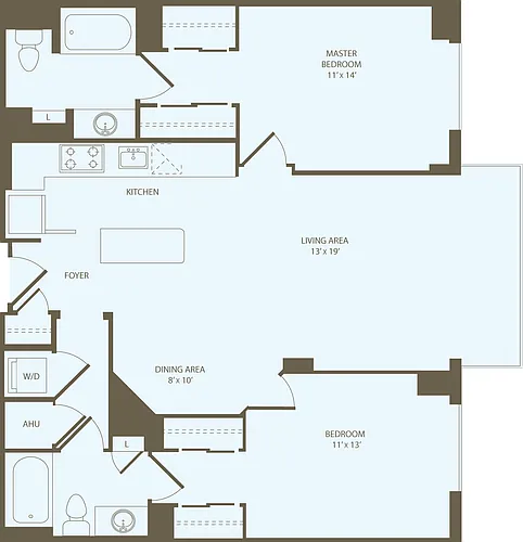 Floor plan 2 Bedrooms DD_RW