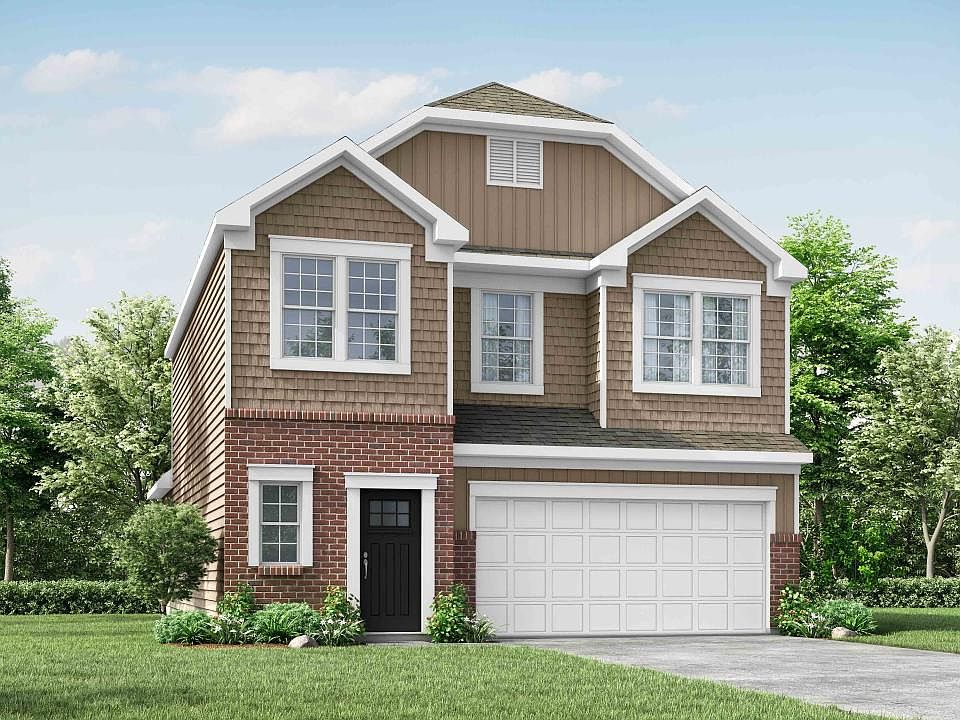 Elevation B Opt. Carolina Partial Brick Front