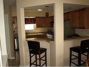Breakfast Bar in Kitchen