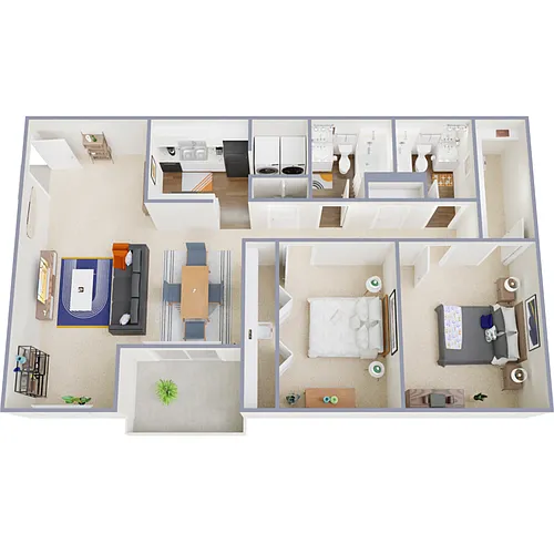 Floor plan 2X2