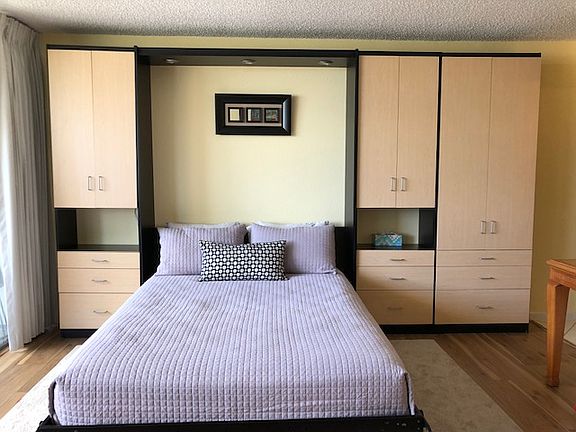 Queen size murphy bed + closet system