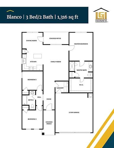 Floor plan Blanco II
