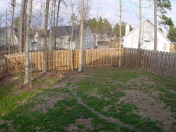 Back yard with Privace Fence