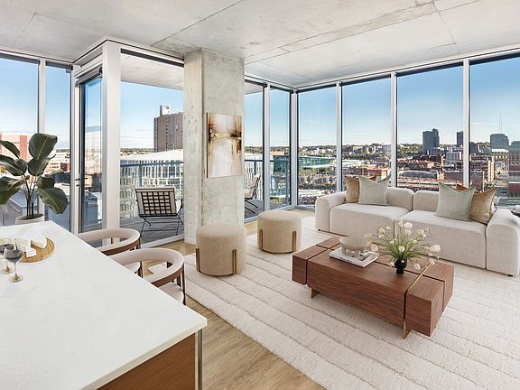Chic living spaces at One Light Luxury Apartments