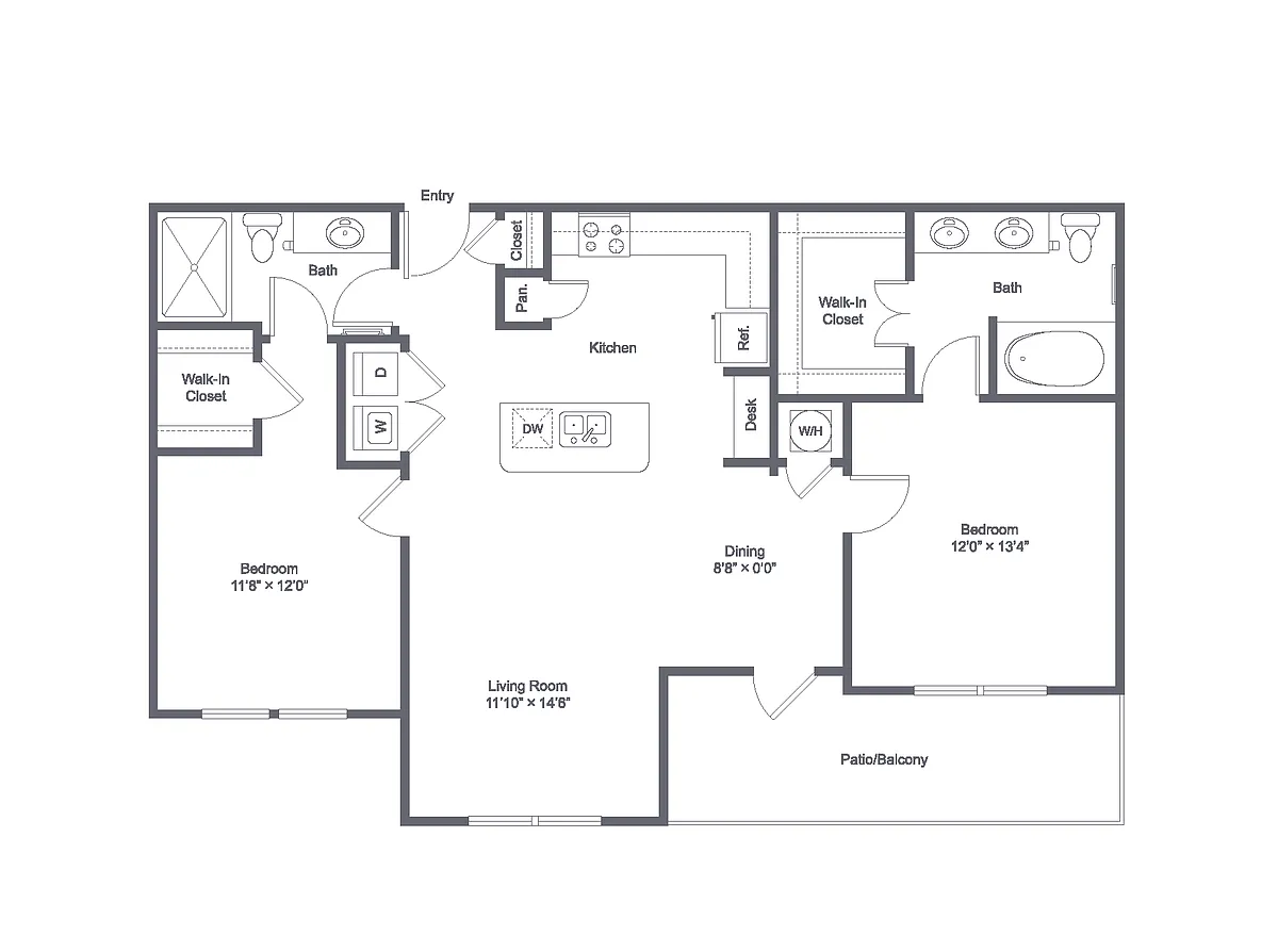 Floor plan B2