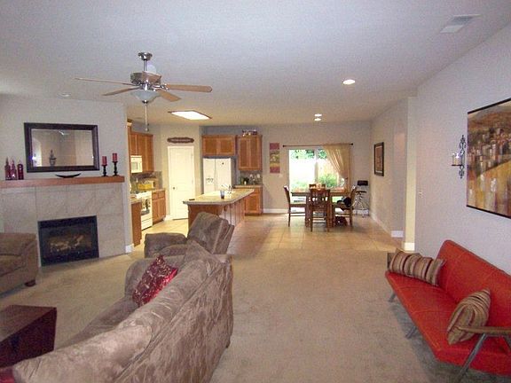 From entry into living/dining/kitchen