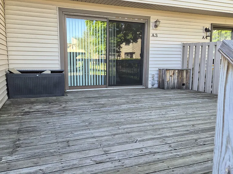Large private deck