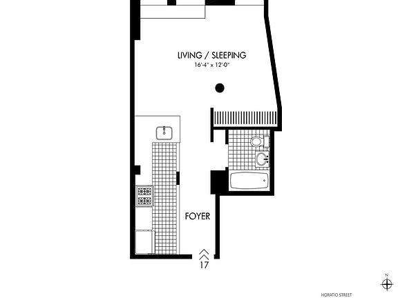 2nd image of 110 Horatio St APT 117