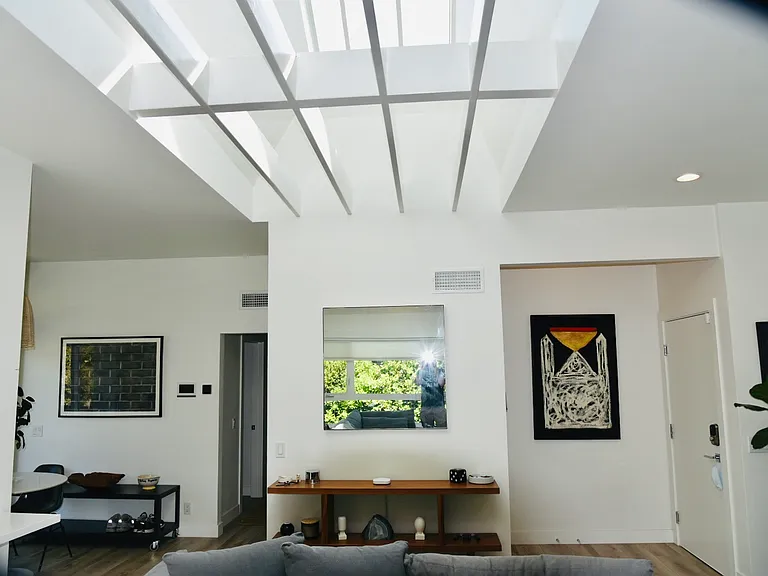 Vaulted ceilings and skylights