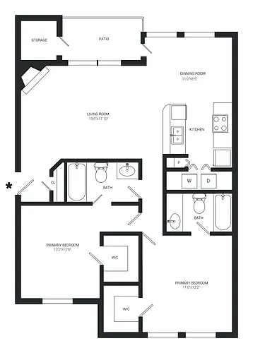 Floor plan Washington