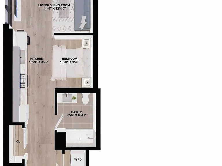Luxe Suites Chicago Luxury Apartments — Photo 81