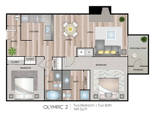 Floor plan Olympic 2
